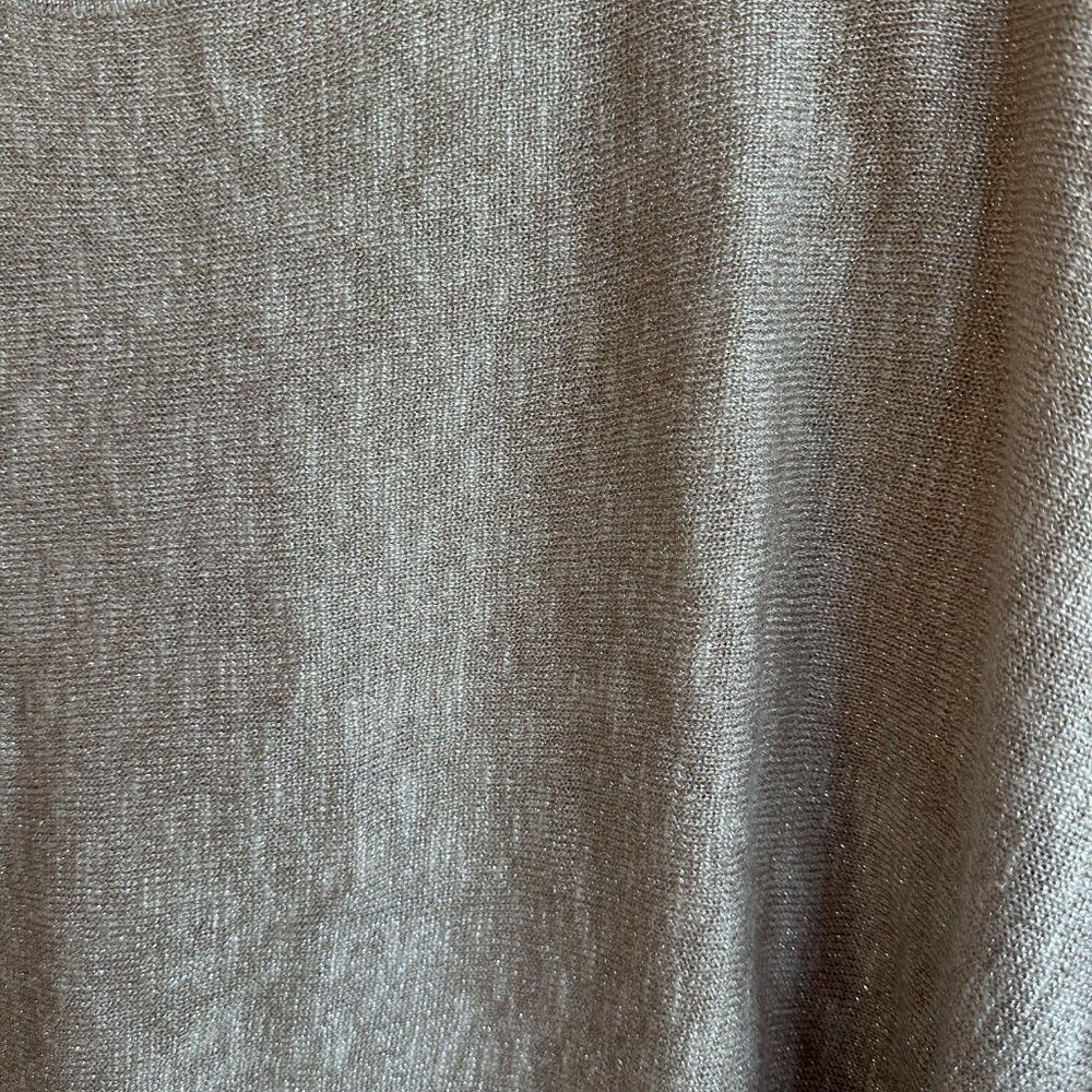 Anthropologie Alicia Gold Shimmer Pullover - Picture 2 of 5